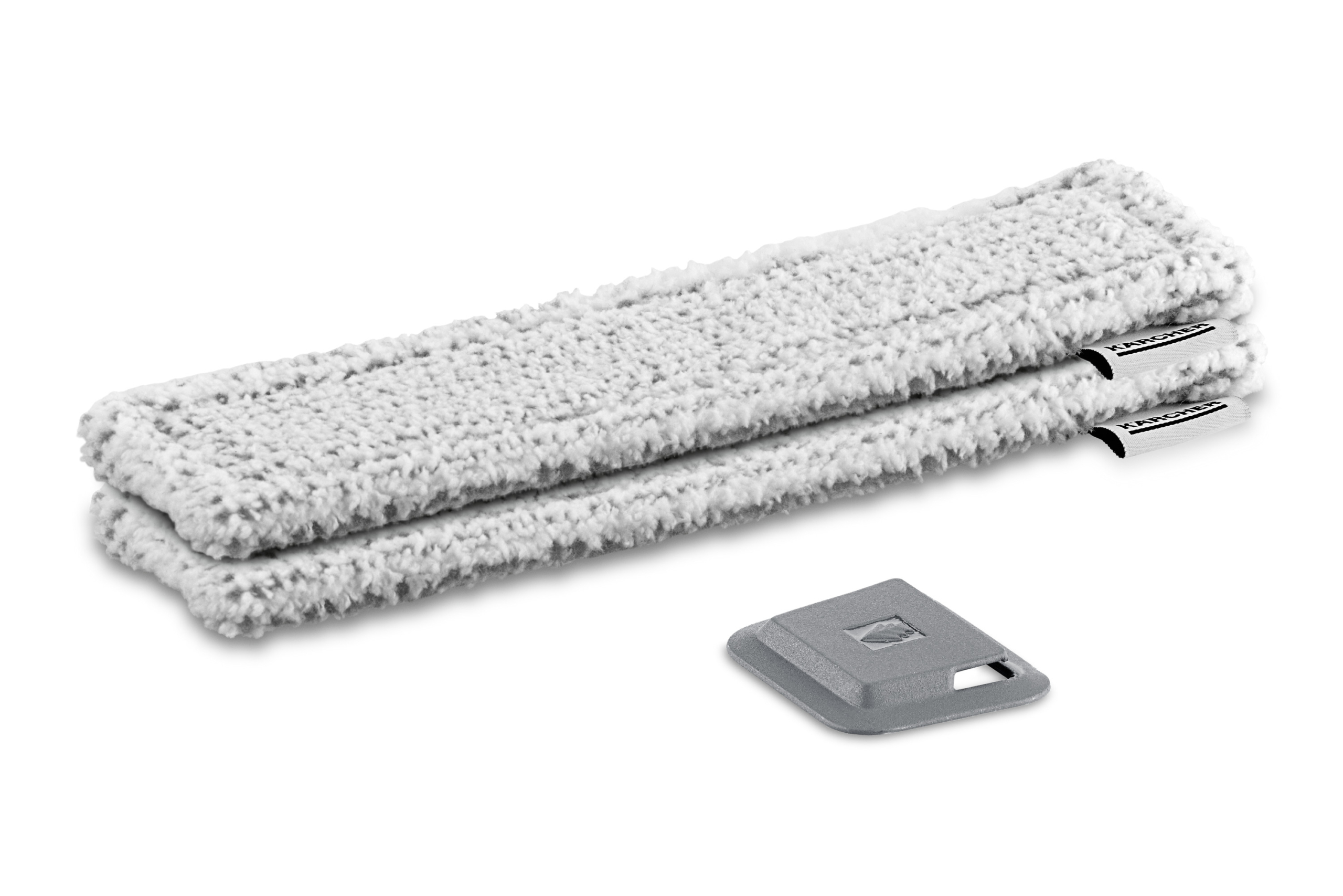 Das Bild zeigt das Produkt Kärcher Mikrofaser Wischbezüge Outdoor ( 2 St.).