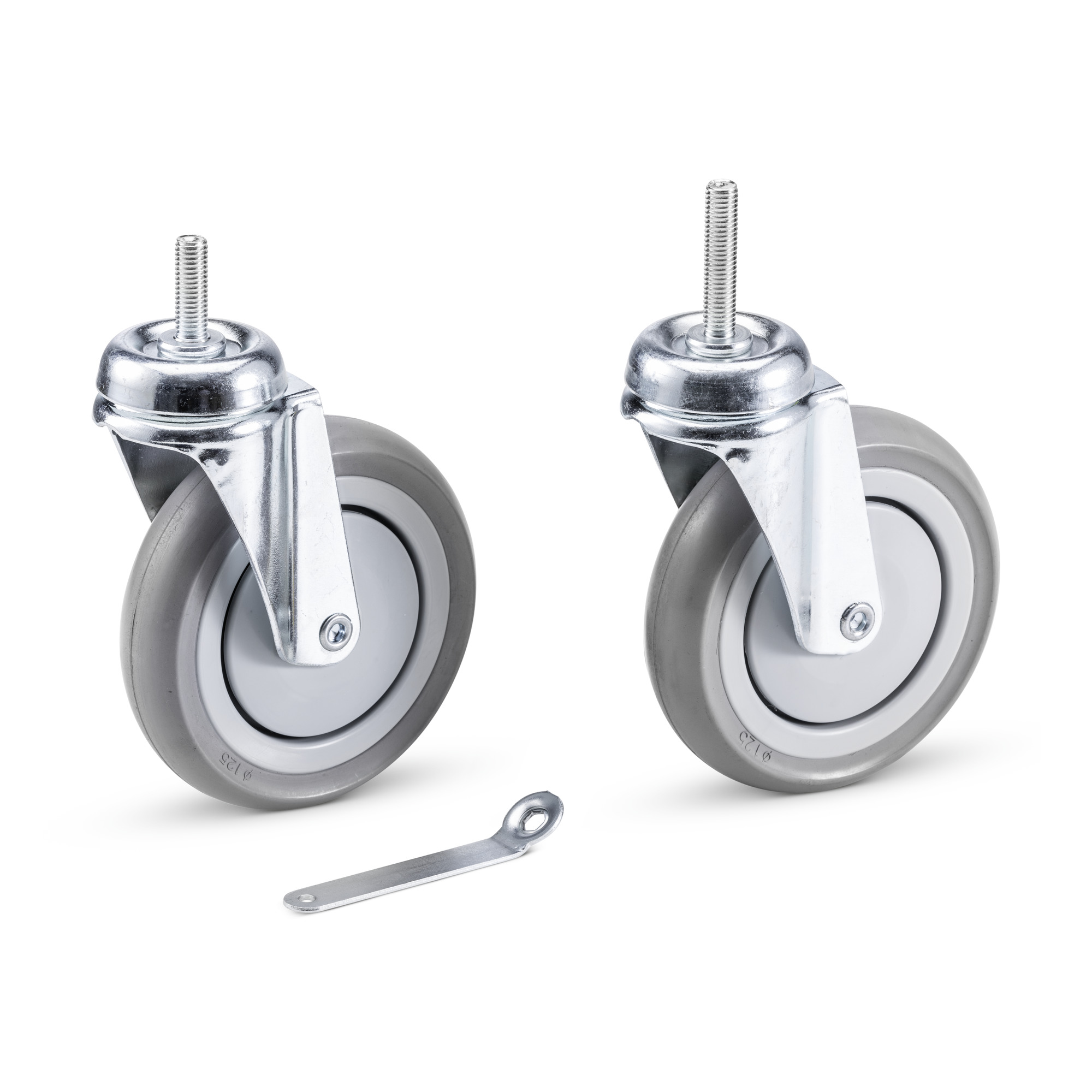 Das Bild zeigt das Produkt Kärcher Lenkrolle ohne Bremse Std. D125.