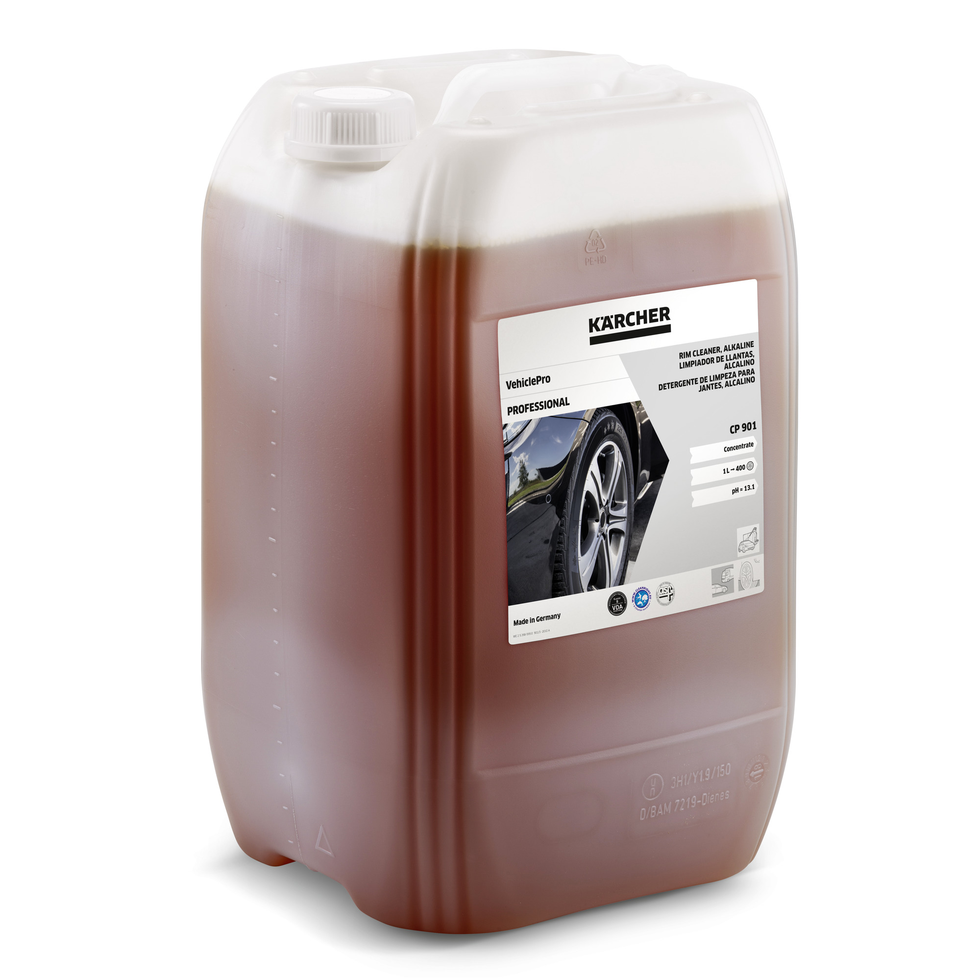 Das Bild zeigt das Produkt Kärcher Felgenreiniger, alkalisch CP 901  20 l.