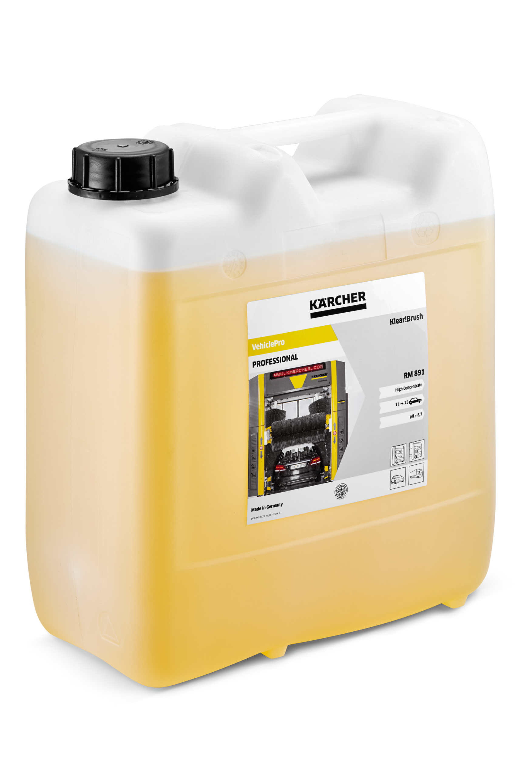 Das Bild zeigt das Produkt Kärcher VehiclePro Klear!Brush RM 891 10 l.