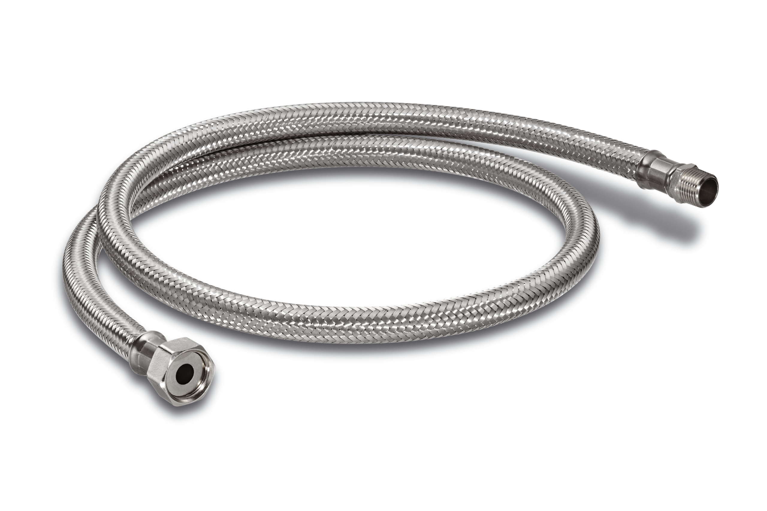 Das Bild zeigt das Produkt Kärcher Wasserzuleitungsschlauch; 1,5 m: DN 13; Mutter 3/4" Gewinde 1/2"" ".