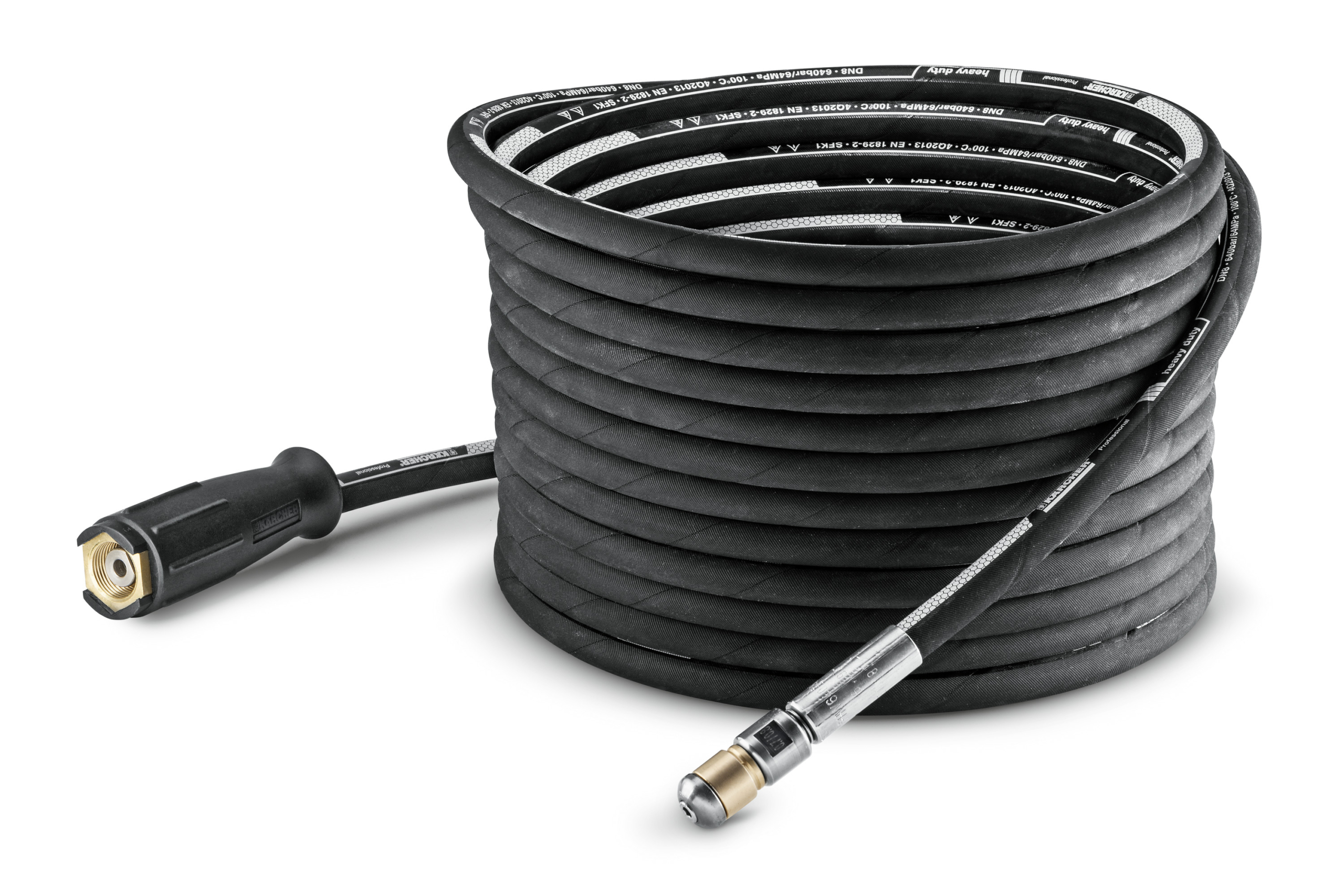 Das Bild zeigt das Produkt Kärcher Rohrreinigungschlauch, DN 8  10 m  640 bar.