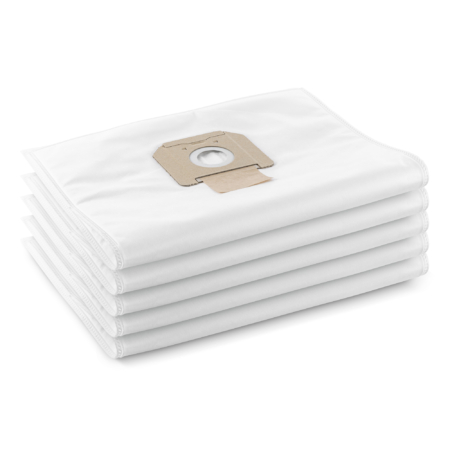 Das Bild zeigt das Produkt Kärcher Vliesfiltertüten  3-lagig     5 St.  55 l.