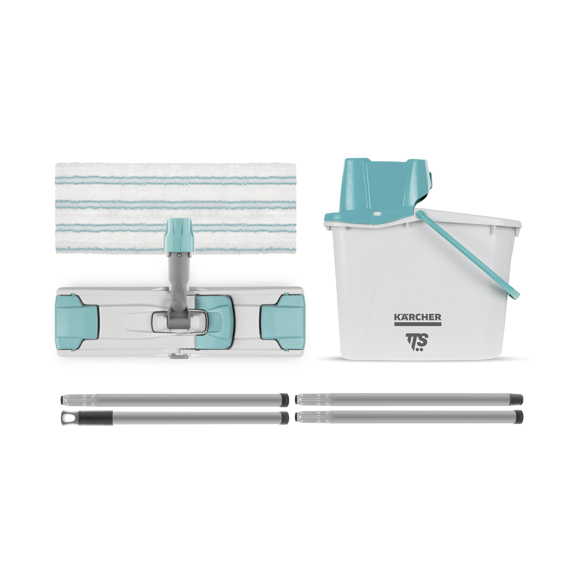Das Bild zeigt das Produkt Kärcher Kit Eimer mit Stiel Uni Junior.