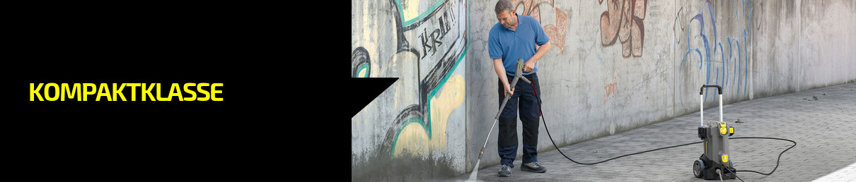 Das Bild zeigt das Produkt Kaltwasser Hochdruckreiniger - Kompaktklasse.