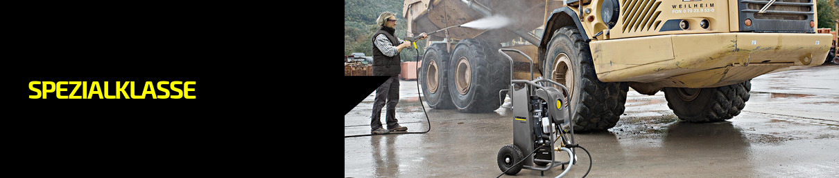 Das Bild zeigt das Produkt Kaltwasser Hochdruckreiniger - Spezialklasse.