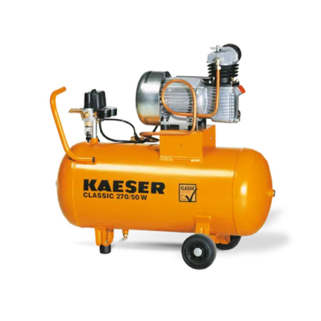 Das Bild zeigt das Produkt KAESER Kolbenkompressor CLASSIC 270/50 W.